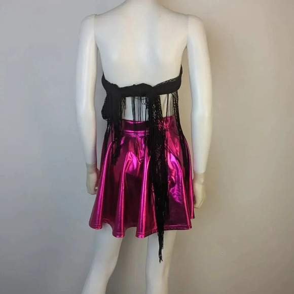 Boho Lace Fringe Mesh Shawl - Picture 6 of 6